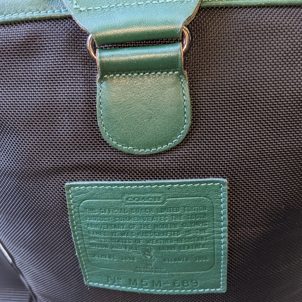 RARE Coach Drawstring Backpack - Picture 9 of 12